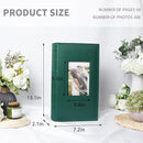 RECUTMS Photo Album 4x6 300 Photos Leather Cover Picture Book with 300 Horizontal Pockets, Slip-in Picture Albums for Family Wedding Baby Vacation (Dark Green) by TinyTreasures Baby Boutique