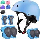 Kids Bike Helmet Set Adjustable for Children, Boys, Girls and Teenagers Aged 3-8 Years Includes Elbow, Knee, Wrist Guards Children's Helmet Protection Set for Bikes SkateboardsRollerskates by TinyTreasures Baby Boutique
