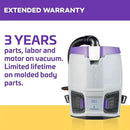 ProTeam GoFit 3 Commercial Backpack Vacuum with Xover Multi-Surface Two-Piece Wand Took Kit, 3 qt, Corded by CozyNest Decor