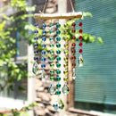 Hanging Crystal Prism Suncatcher Window Garden Decoration Ornament Rainbow Glass Beads Chain Pendant Crystal Wind Chimes by GreenHaven Gardens