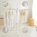 JOOM Tripod Clothes Drying Rack, Garment Rack Portable and Foldable Space Saving Laundry Drying Rack - Drying Rack Clothing Floor Folding Balcony Bedroom Household Aluminum by CozyNest Decor