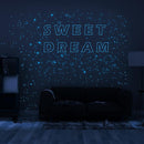 Glow in The Dark Stars Decals Decor for Ceiling 633 Pcs Realistic 3D Stickers Starry Sky Shining Decoration Perfect for Kids Bedroom Bedding Room Gifts(Blue) by TinyTreasures Baby Boutique