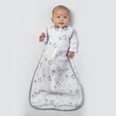 Amazing Baby Cotton Muslin Sleeping Sack, For Baby Boy or Girl, Wearable Blanket with 2-way Zipper, Stars, Sterling, Large (12-18 Month) by TinyTreasures Baby Boutique