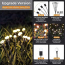 ANTQUE 10 Pack 8LED Solar Garden Lights, New Upgraded Swaying Starburst Solar Garden Lights, Vibrant Garden Lights Waterproof Solar Outdoor Lights, Yard Patio Pathway Decoration by GreenHaven Gardens