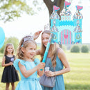 WERNNSAI Princess Castle Pinata - Ice Castle Pinata Blue Princess Party Decorations for Girls Birthday Party Game Magical World Birthday Party Decoration Supply Winter Fairy Party Game by TinyTreasures Baby Boutique