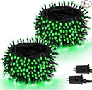SANJICHA 2-Pack 66FT 200LED Green St. Patrick's Day Lights for Indoor/Outdoor, Super Bright Plug in Fairy Lights, Waterproof String Lights for Festive Decorations St Patrick's Day Garden Tree by GreenHaven Gardens