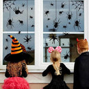 4 Sheets Spider Window Clings - Double-Sided Removable Glass Decals, Halloween Themed Window Stickers for Kids Party Decorations by CozyNest Decor