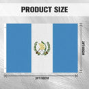 Guatemala Guatemalan Flag Garden Yard House 2x3 ft Flags Double Sided Print Banner Indoor Outdoor Party Home Decorations for Boat Dorm House Balcony by GreenHaven Gardens