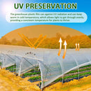 6 mil Greenhouse Plastic Film Sheeting Cover 8 x 26 Ft UV Resistant Clear Polyethylene Film Green House Hoop Farm Plastic Cover for Gardening, Farming, Agriculture by GreenHaven Gardens