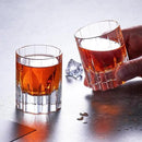 KAMMAK Crystal Whiskey Glasses Set of 2, Handcrafted 2.03oz Old Fashioned Glasses Stemless, Luxury Cocktail Glasses, Hand Blown Scotch Cup for Women, Men Barware Gift for Liquor, Bourbon by CozyNest Decor