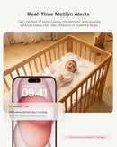 Momcozy Smart WiFi Baby Monitor, APP Control Baby Monitor with Camera & Audio, Danger Zone Alert, Motion & Cry Detection, 1080P Night Vision, 2-Way Talk, Photo & Video Recording (Compatible With BM04) by TinyTreasures Baby Boutique