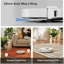 roborock S8 Max Ultra Robot Vacuum and Mop, All-in-One Dock, PreciSense LiDAR Navigation, Smart Dirt Detection, Self-Emptying, 8000Pa Suction for Various Floors, 20mm Auto Lifting for Carpet, White by CozyNest Decor