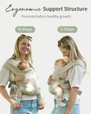 GROWNSY Baby Carrier Newborn to Toddler, Cozy Baby Wraps Carrier, Ergonomic Baby Carrier with Head Support, Cream by TinyTreasures Baby Boutique