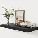 Fun Memories 30 Inch Floating Shelves Black, 12 Inch Deep Floating Shelf for Books, 30 x 12 x 2 Deep & Thicked Wall Shelves for Bathroom, Living Room, Kitchen, Set of 1 by CozyNest Decor