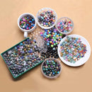 1100pcs 8mm Round Glass Beads for Jewelry Making, Bracelet Necklace Earring DIY Crafts Bulk Kit with Large Hole 83 Different Crystal Beads for Adults Jewelry Supplies by TinyTreasures Baby Boutique