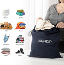 MissBoy 2 Pack Laundry Bags, Nylon Washable Wet Dry Bag, Travel Laundry Bags for Dirty Clothes, Dirty Clothes Organizer Bag for Home, College Dorm Laundromat by TinyTreasures Baby Boutique