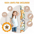 Personalized Name Baby Growth Height Chart Handing Ruler Wall Decor for Kids, Animals Canvas Removable Height Growth Chart, Nursery Decor, Toddler Kid Room Decoration, Hangable by TinyTreasures Baby Boutique