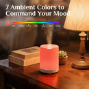 ASAKUKI Essential Oil Diffuser, 5-in-1 Quiet Humidifier, Home Fragrance Aroma Diffuser with 7 LED Color Changing Light and Auto-Off Switch (Pure White) by TinyTreasures Baby Boutique