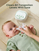 Momcozy BreezyClear Pro™ Nasal Aspirator for Baby, Hospital-Grade 75 kPa Nose Sucker with 9 Adjustable Suction Levels, Electric Nose Cleaner for Toddler, Light & Music Soothing by TinyTreasures Baby Boutique