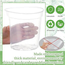 Vesici Large Size Clear Nursery Pots Variety Pack Plant Pots with Drainage Holes Planters for Indoor Plants Flexible Transparent Plastic Plant Bottle Succulents(12 Pcs,6/8/10 Inch) by GreenHaven Gardens
