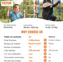 VEVOR Ninja Warrior Obstacle Course for Kids, 1 x 50 ft Weatherproof Slacklines, 500lbs Weight Capacity Monkey Line, Outdoor Playset Equipment, Backyard Toys Training Equipment Set with 10 Obstacles by TinyTreasures Baby Boutique