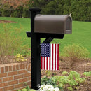 TOPFLAGS Garden Flag Holder with American Flag Garden Flag Banner Hanger for Wall Outside Yard Small 12x18 Inch by CozyNest Decor