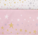 Bedtime Originals Rainbow Unicorn Pink/Purple 4-Piece Baby Crib Bedding Set by TinyTreasures Baby Boutique