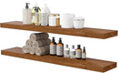 BAMEOS Floating Shelves,40 in W x 8in D Wall Mounted Wooden Shelves with Invisible Brackets Set of 2, Hanging Wall Shelves Decoration for Bedroom, Bathroom, Living Room and Kitchen by CozyNest Decor