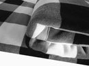 UKELER Buffalo Check/Plaid Throw Blanket 60''×50'' for Couch- Ultra Soft Plush Flannel Fleece Sherpa Throw Bed Throws for Kids and Adult by CozyNest Decor