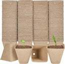 126 Packs Square Peat Pots, 3.15 Inch Seed Starting Pots with Drainage Holes Square Nursery Pot,Biodegradable Eco-Friendly Round Plant Seed Starter Peat Germination Seedling Trays by GreenHaven Gardens