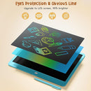 LCD Writing Tablet for Kids, Kidopire 15-Inch Large Screen Doodle Board Drawing Tablet Writing Pad Educational Toddler Toys, Birthday Gifts for 3-12+ Year Old Girls Boys Message Practice Tablet, Blue by TinyTreasures Baby Boutique
