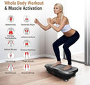 Vibration Plate Exercise Machine,Vibration Plate for Lymphatic Drainage,Whole Body Vibration Platform Portable Home for Weight Loss Muscle Toning & Fitness. by CozyNest Decor