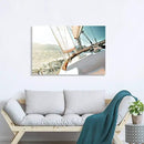 ARTISTIC PATH Nautical Picture Canvas Wall Art: Sailboat Artwork Seascape Print on Canvas for Office Bedrooms (36" W x 24" H,Multi-Sized) by CozyNest Decor