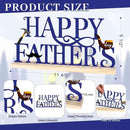 COCHIE Metal Happy Father's Day Sign, Fathers Day Decorations for Home, Shelf, Mantel, Indoor, Table Top Party Decoration, Fathers Day Gift for Dad from Daughter Son (Father's Day) by CozyNest Decor