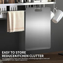 Katuchef Titanium Cutting Board 2025 New Upgrade Pure Titanium Cutting Boards for Kitchen Double Sided Cutting Boards Non Toxic,Hygiene Durable Chopping Board Suitable for Dishwasher Safe(13.38*9.05) by CozyNest Decor