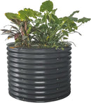 Vego garden 32" Tall 42" Round Raised Garden Bed Raised Bed Planter Box for Vegetables Flowers Patio-Modern Gray by CozyNest Decor
