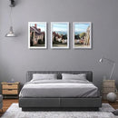 VCK Poster Frames 13x19 White 3 Pack, Solid Wood Picture Frames for Wall Mounting Hanging Art and Puzzle Frame by CozyNest Decor
