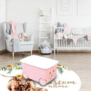 Custom Nursery Crib Bedding Set: Personalized Name 4 Piece Yellow Highland Cattle Design Baby Crib Sets for Girls - Toddler Double Layer Blanket Set, Comfortable Crib Bed Sheets for Baby Toddlers by TinyTreasures Baby Boutique