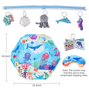 Baby Gym Play Mat, 8-in-1 Tummy Time Mat & Activity Gym, Washable Ball Pit, Infant Play Mat with Detachable Toys for Sensory Exploration and Motor Skill Development by TinyTreasures Baby Boutique