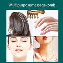 Wood Gua Sha Massage Tools Set,Scraping Scalp Massage Comb,Natural Wooden Gua Sha Tool,Scraping Tool. (Handle Wooden Comb) by CozyNest Decor