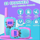 Selieve Toys for 3-14 Year Old Children's, Walkie Talkies for Kids 22 Channels 2 Way Radio Toy with Backlit LCD Flashlight, 3 Miles Range for Outside, Camping, Hiking Purple by TinyTreasures Baby Boutique