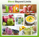 KOIOS Blender for Smoothies,Personal Blender for Shakes and Smoothies with 3 * 22oz To-Go Cups,22000 RPM Smoothie Maker,Detachable 6-leaf Blade Portable Blenders for kitchen,Black by TinyTreasures Baby Boutique