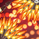 150LIGHTS Orange Extra-Bright with End Connectors Halloween Decorative Lights 9.72m UL Certified Mini String Light Set Waterproof for Halloween Home Garden Christmas Tree Party Patio Wedding by CozyNest Decor