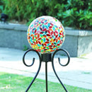 VCUTEKA Gazing Ball, 8" Glass Gazing Balls Sphere for Garden Lawn Outdoor Ornament Yard Decorative by CozyNest Decor