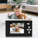 Digital Camera FHD 1080P Video & 8X Digital Zoom - Compact Point and Shoot Digital Camera with 2.4" Screen, 800mAh Rechargeable Battery Portable Small Camera for Kids Teens Girls Boys(Black) by TinyTreasures Baby Boutique