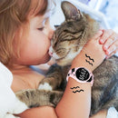 Kids Watches for Girls Boys Digital Sport Watch with Step Counter Pedometer Vibration Alarm Clock, No App Waterproof Fitness Tracker Kids Watch Boys Girls Teens Students Ages 5-16 by TinyTreasures Baby Boutique