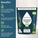 Puracy Dishwasher Pods, Natural Dishwasher Detergent, Free & Clear Dish tabs - Enzyme-Powered, Spot & Residue Free - TikTok Trend Items, Must Haves from TikTok Made Me Buy It (Free & Clear, 50 Count) by TinyTreasures Baby Boutique