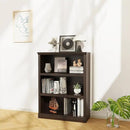 43 in Tall Bookcase, 3-Tier Bookshelf Open Storage, 33 inch Wide Floor Standing Indoor Furniture, Book Cases for Home School Library Office Bedroom Kids, Dark Cherry 3 Tiers by CozyNest Decor