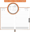 2025-2026 Appointment Book & Planner - Jul 2025 - Jun 2026, Daily Hourly Planner, 5.75" X 8.25", 60-Minute Interval, Faux Soft Leather Cover, Premium Paper, Academic Calendar with Pen Loop, Inner Pocket by TinyTreasures Baby Boutique