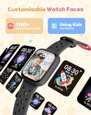 Kids Watch for Boys 5-12, Kids Smart Watch Fitness Tracker Pedometer, No Phone Needed, Puzzle Games with Parental Control, IP68 Waterproof, Heart Rate, Sleep Monitor, Step Counter, 80 Sports by TinyTreasures Baby Boutique